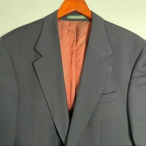 Fiori Pure Wool Sports Coat Blazer in Black Sz 40R - Picture 2 of 11